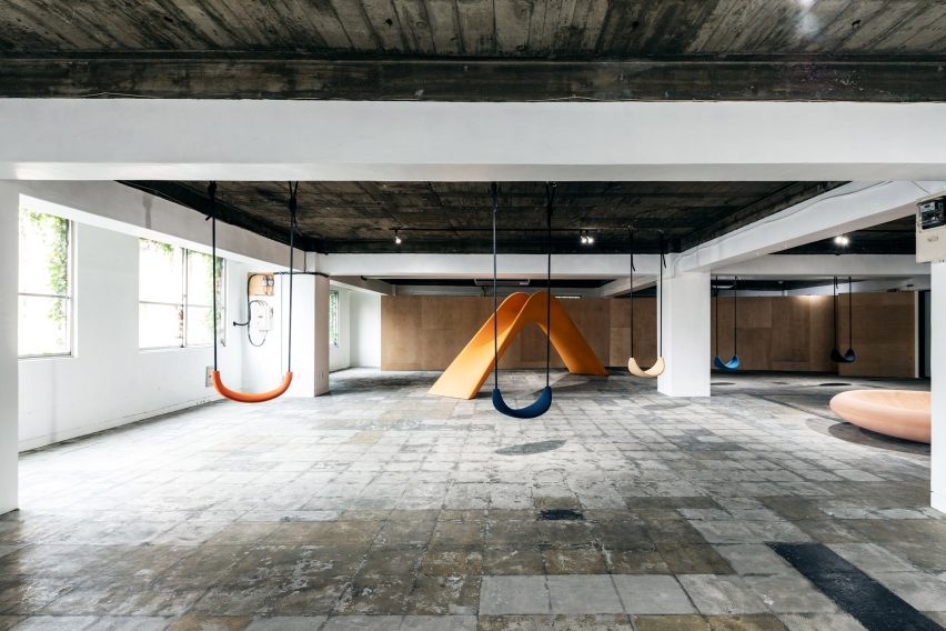 Playscape by Mikiya Koboyashi encourages adults and children in Tokyo to play
