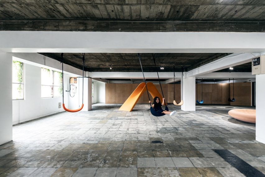 Playscape by Mikiya Koboyashi encourages adults and children in Tokyo to play