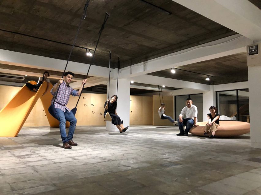 Playscape by Mikiya Koboyashi encourages adults and children in Tokyo to play
