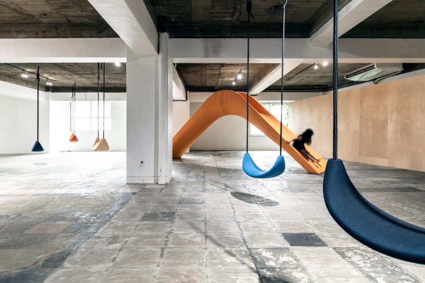 Playscape by Mikiya Koboyashi encourages adults and children in Tokyo to play