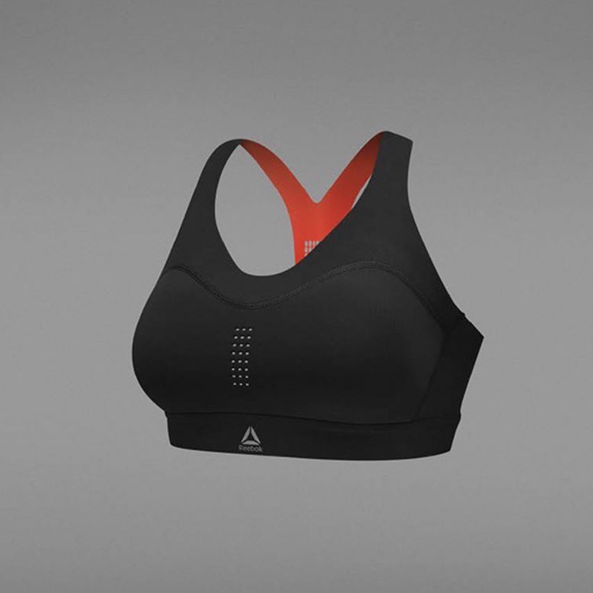 Reebok's gel-infused PureMove sports bra firms up in response to movement