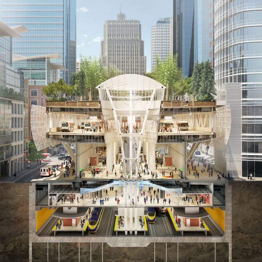 Salesforce Transit Center by Pelli Clarke Pelli Architects