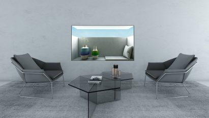Architectural Extension is on the longlist for the Dezeen x Samsung TV Ambient Mode design competition