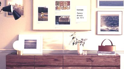 Post Screen is on the longlist for the Dezeen x Samsung TV Ambient Mode design competition
