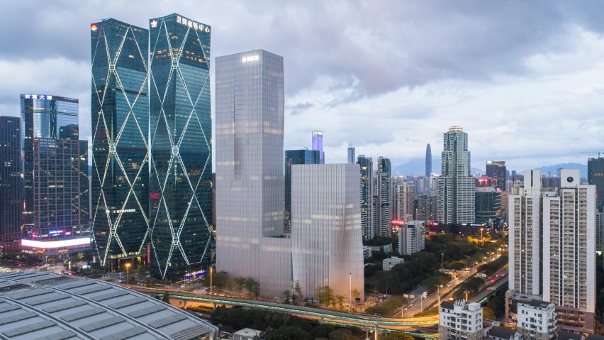 Shenzhen Energy Mansion by BIG , photo by Chao Zhang