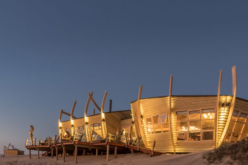 Shipwreck Lodge by Nina Maritx Architects