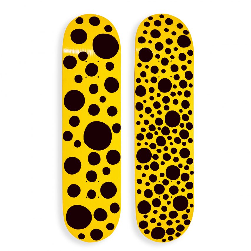 MoMA x Kusama skateboards