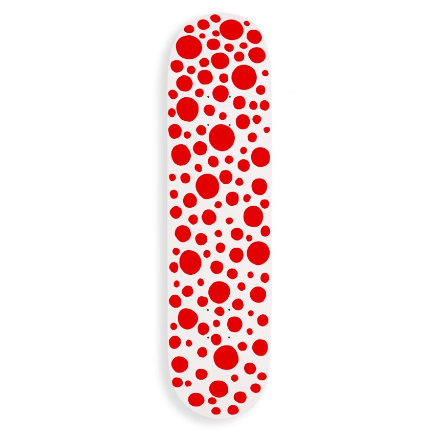 MoMA x Kusama skateboards