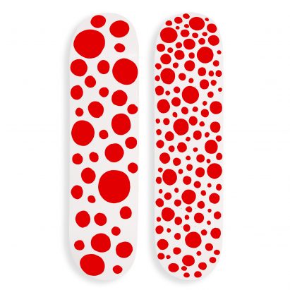 MoMA x Kusama skateboards