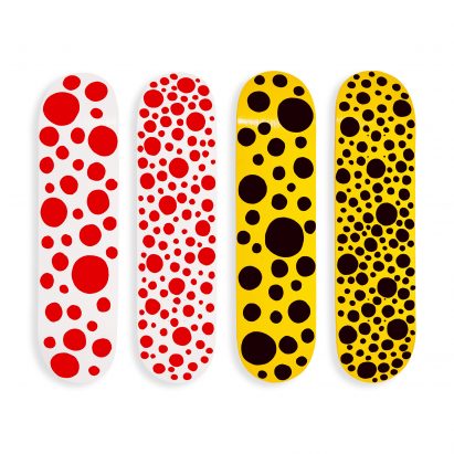 MoMA x Kusama skateboards