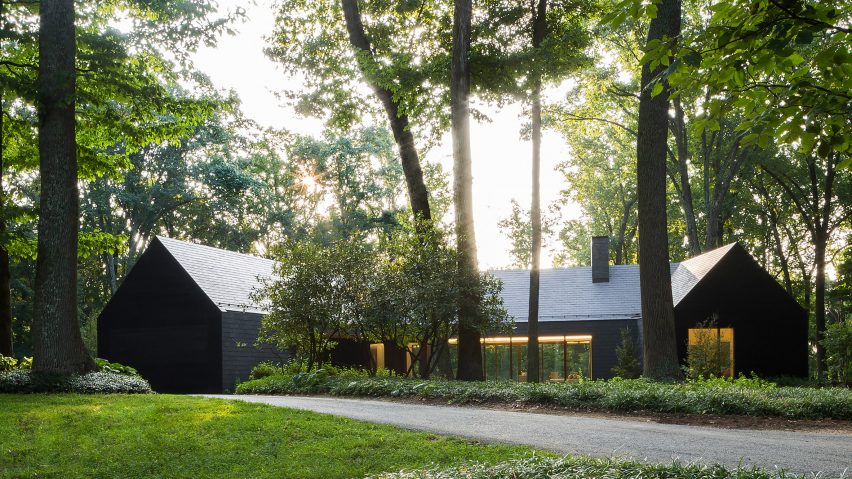Slate House by Ziger Snead replaces fire-ravaged Maryland home