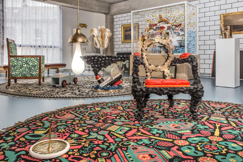Studio Job opts for maximalism inside new Antwerp headquarters
