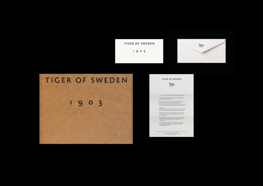 Tiger of Sweden redesign by A New Archive