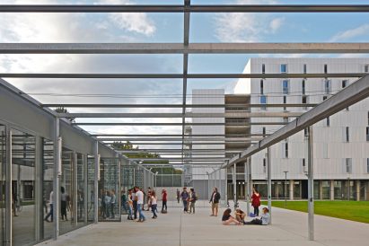 Student accommodation at Olympe de Gouges University by PPA Architecture