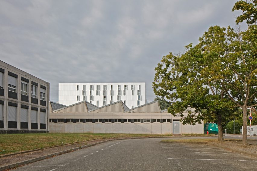 Student accommodation at Olympe de Gouges University by PPA Architecture