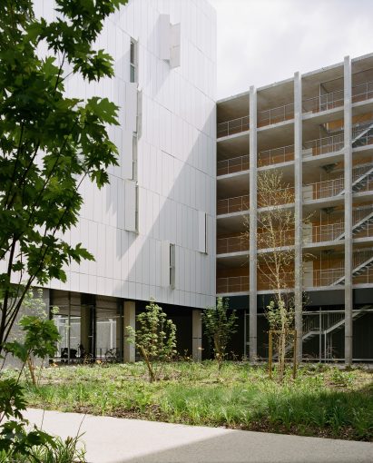 Student accommodation at Olympe de Gouges University by PPA Architecture