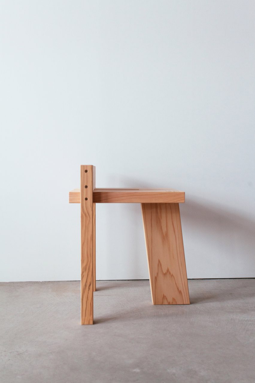 Tripodal Stool by Studio Adjective
