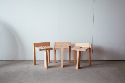 Tripodal Stool by Studio Adjective