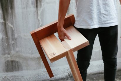 Tripodal Stool by Studio Adjective