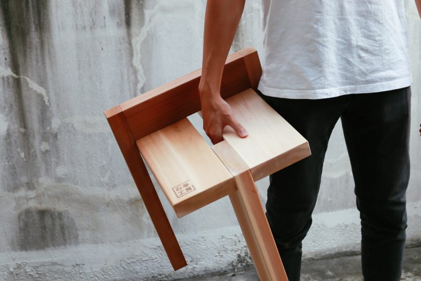 Tripodal Stool by Studio Adjective