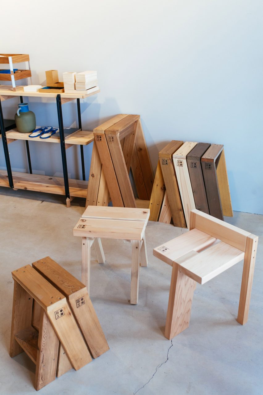 Tripodal Stool by Studio Adjective