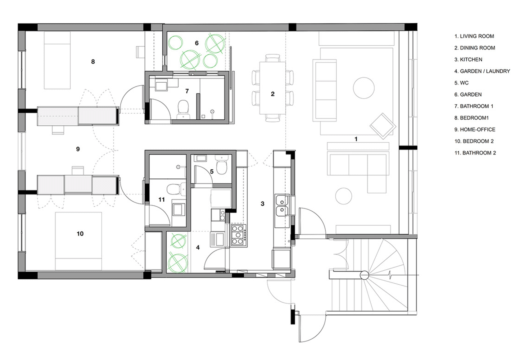 Tucumã Apartment by Cupertino Arquitetura