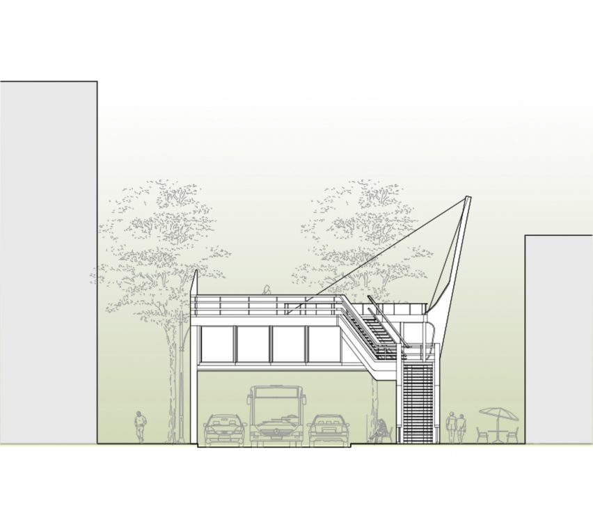 Bridging Affordable Housing is a proposal by Nika Solutions to construct elevated rows of affordable housing on bridges above Sydney's streets
