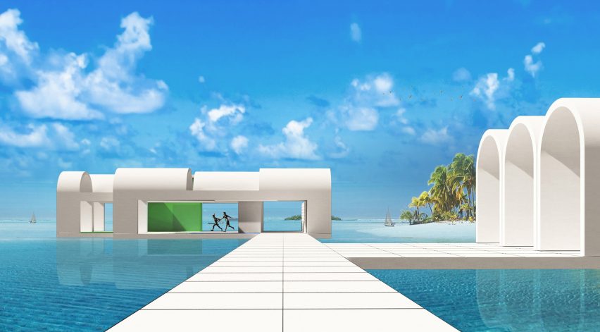 Standard Architecture’s P.O.D Plexus concept is “a modular system of structures, paths and spaces that hover slightly above the landscape”