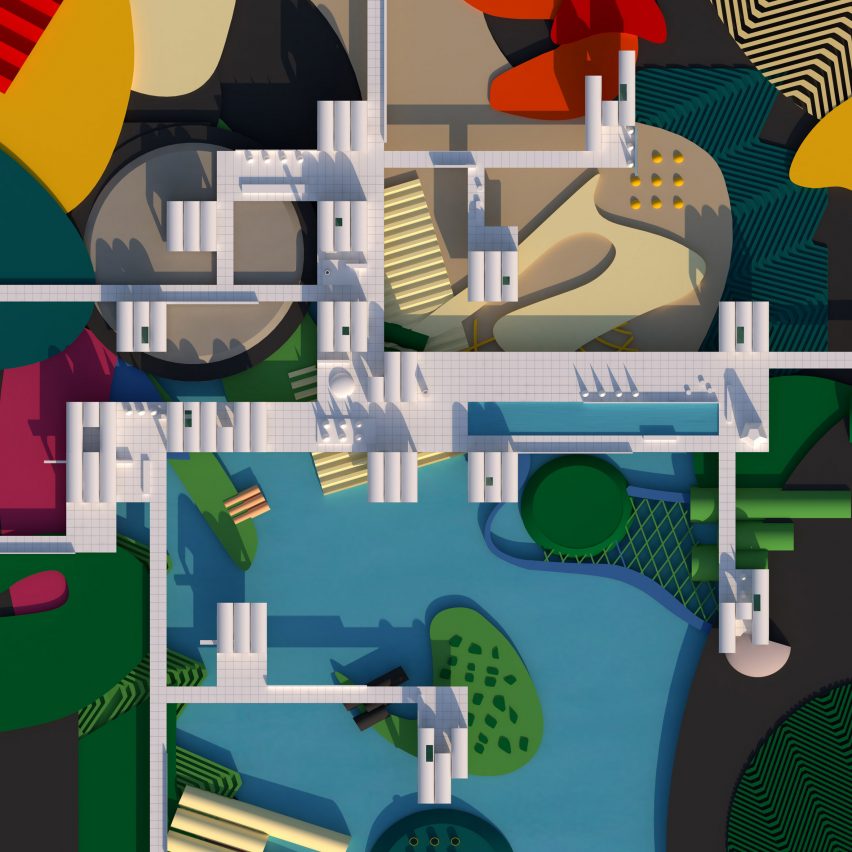 Standard Architecture’s P.O.D Plexus concept is “a modular system of structures, paths and spaces that hover slightly above the landscape”