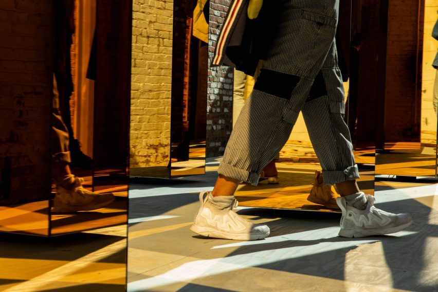 United Visual Artists' Spirit of the City installation at A/D/O, MINI's Brooklyn creative workspace