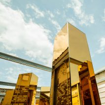 United Visual Artists' Spirit of the City installation at A/D/O, MINI's Brooklyn creative workspace