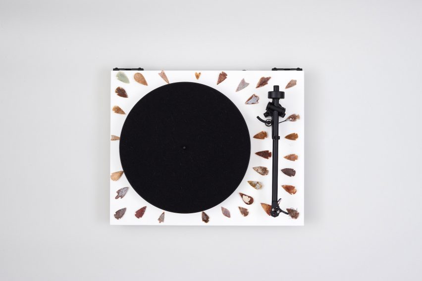 10 unique turntables decorated by celebrated artists and designers go up for auction for Planar 1/1