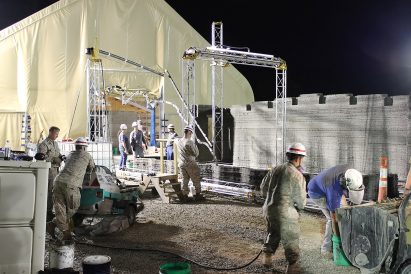 3D printed barracks