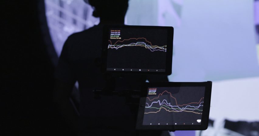Mind Over Matter installation descends into chaos in response to viewers' brainwaves