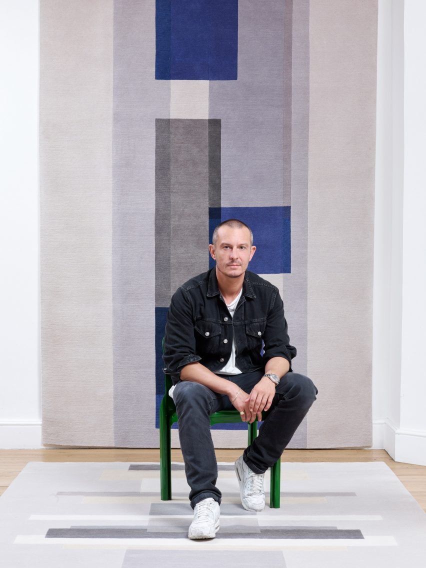 Jonathan Saunders experiments with muted colours for latest rug collection