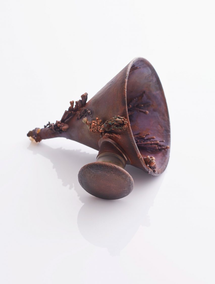 Copper and glass objects imagine future where water is scarce