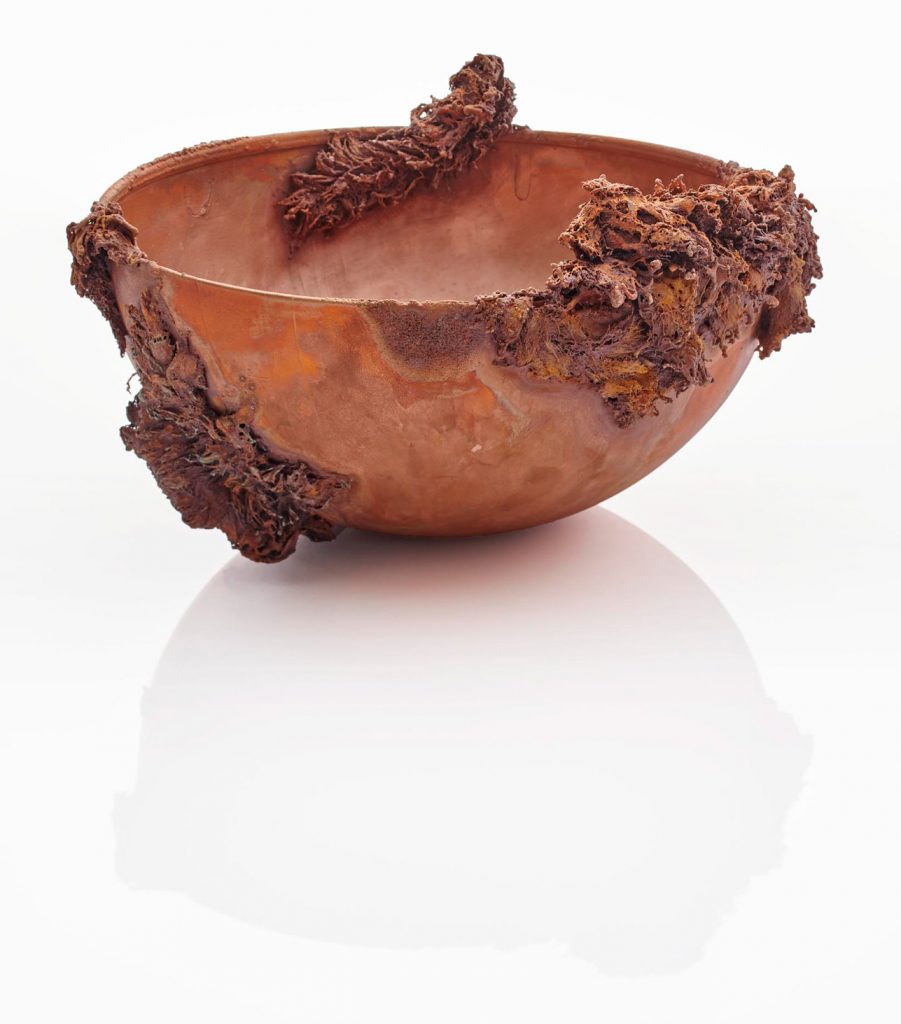 Copper and glass objects imagine future where water is scarce