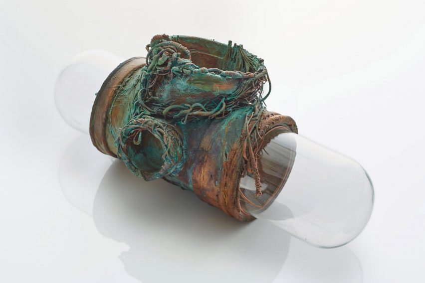 Copper and glass objects imagine future where water is scarce