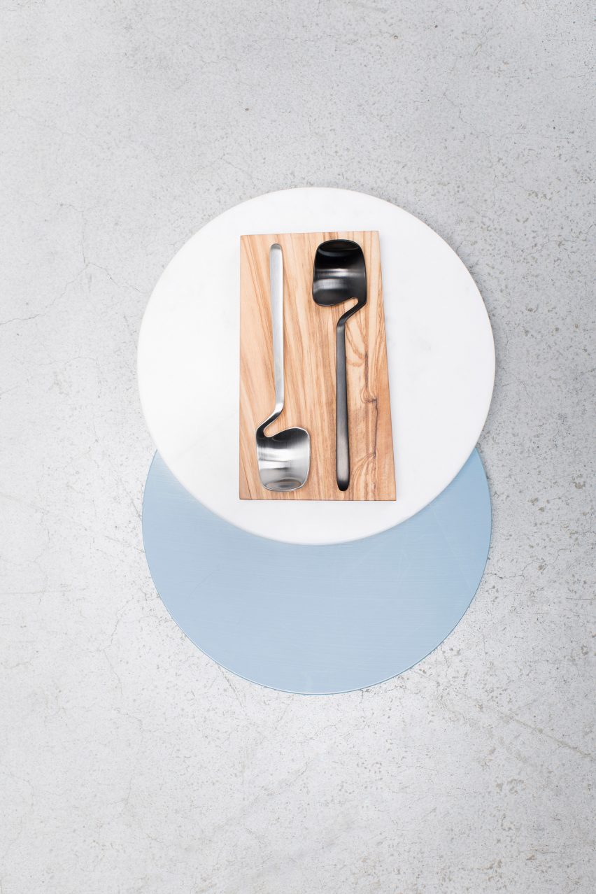 Nendo creates crooked cutlery range for Valerie Objects