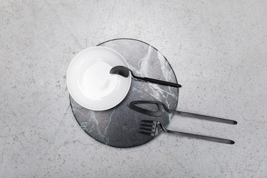 Nendo creates crooked cutlery range for Valerie Objects