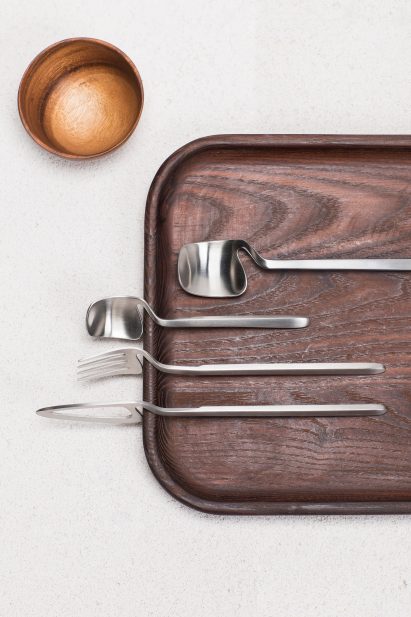 Nendo creates crooked cutlery range for Valerie Objects