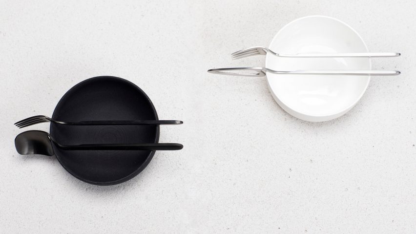 Nendo creates crooked cutlery range for Valerie Objects