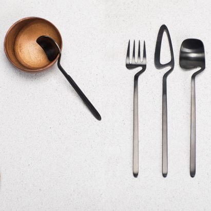 Nendo creates crooked cutlery range for Valerie Objects
