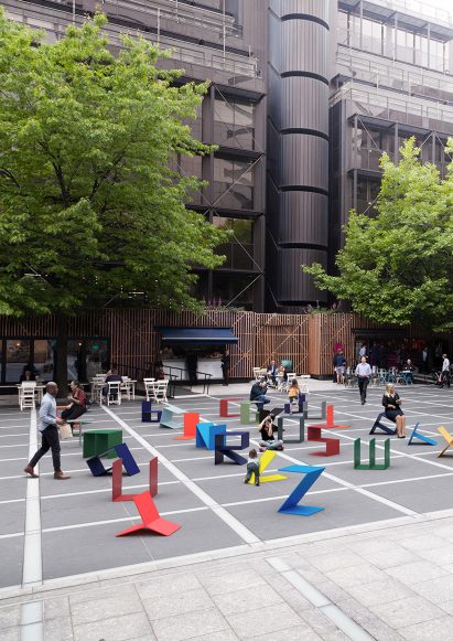Alphabet chairs by Kellenberger-White for London Design Festival 2018