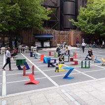 Alphabet chairs by Kellenberger-White for London Design Festival 2018