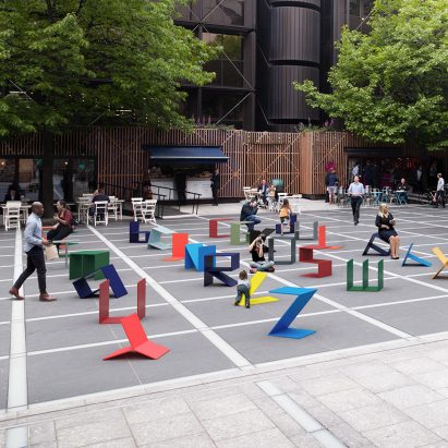 Alphabet chairs by Kellenberger-White for London Design Festival 2018