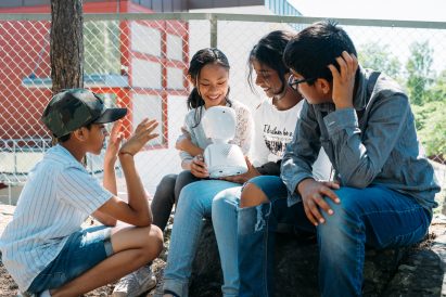 AV1 is a robot that helps ill children keep up with schoolwork