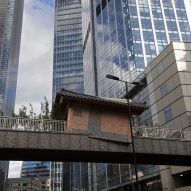 Traditional Korean house installed above busy London street by Do Ho Suh
