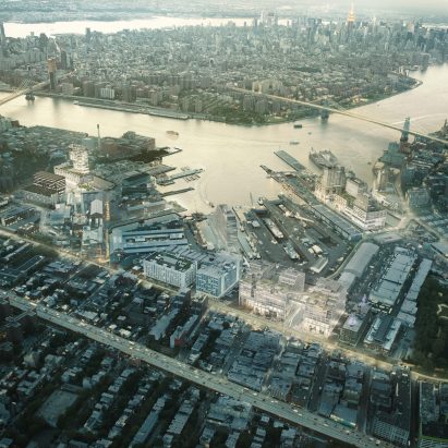 WXY’s Brooklyn Navy Yard masterplan proposes “vertical manufacturing space”
