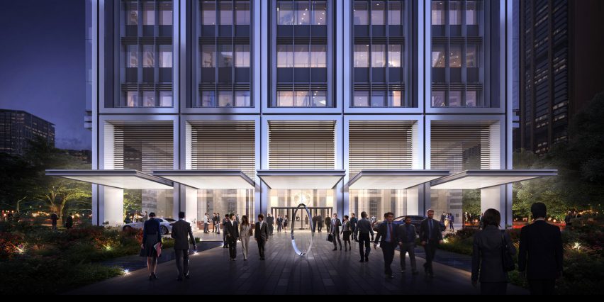 China Resources Land tower by Foster + Partners